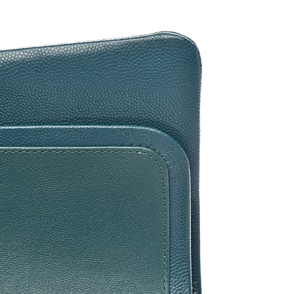 Chanel Caviar Quilted Medium Double Flap Dark Green 9 of 12