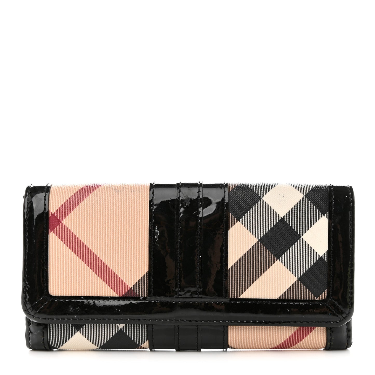 Nova Check Penrose Continental Wallet Black