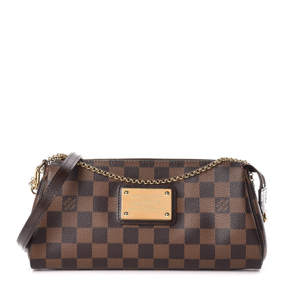 Louis Vuitton Damier Ebene Eva Clutch 1 of 10