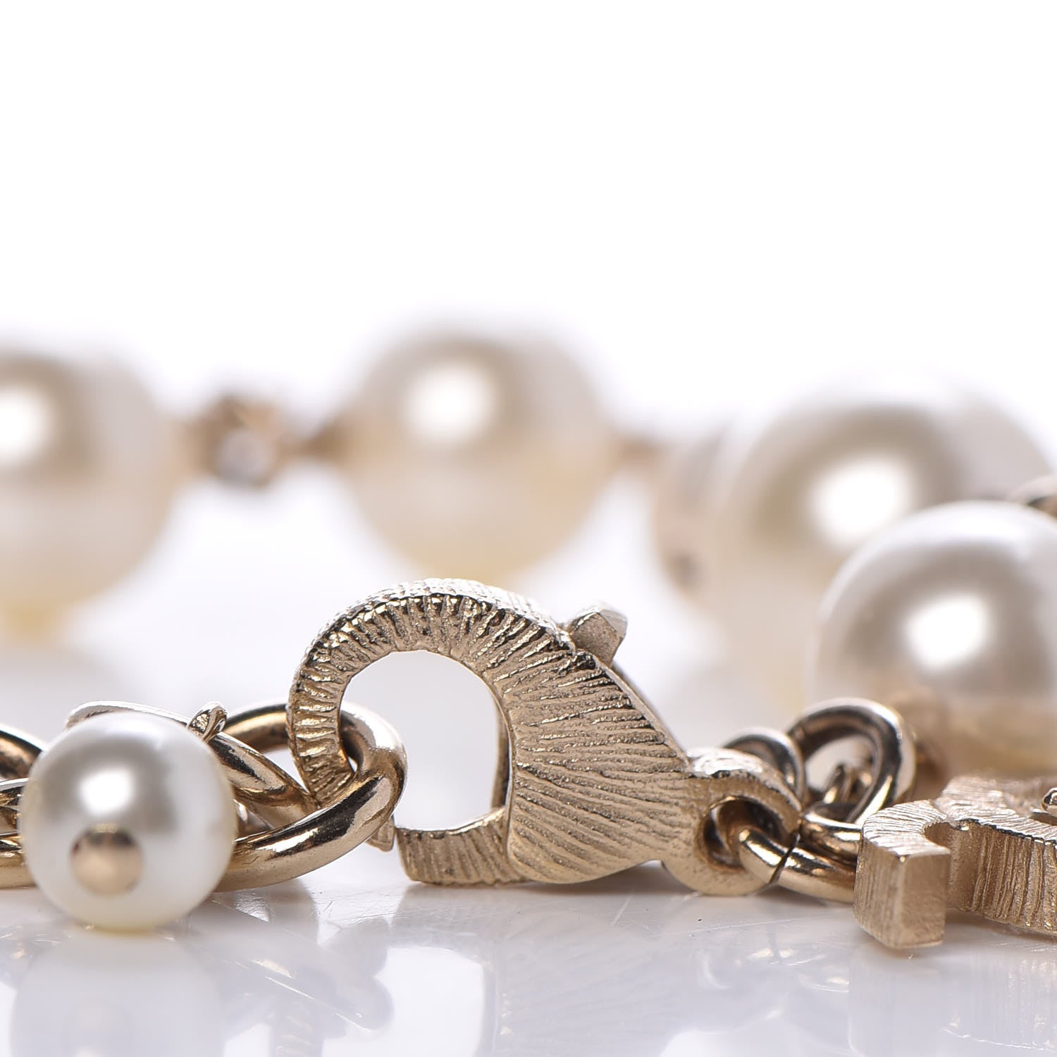 Chanel Pearl CC Bracelet Gold 5 of 6