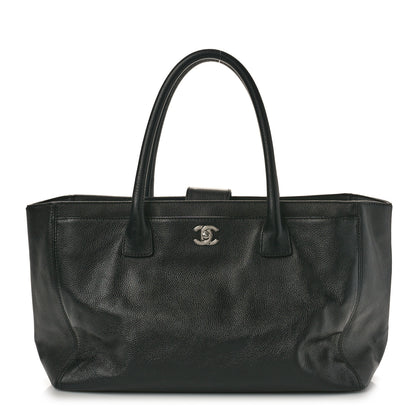 Chanel Calfskin Cerf Executive Shopper Tote Black 1 of 11