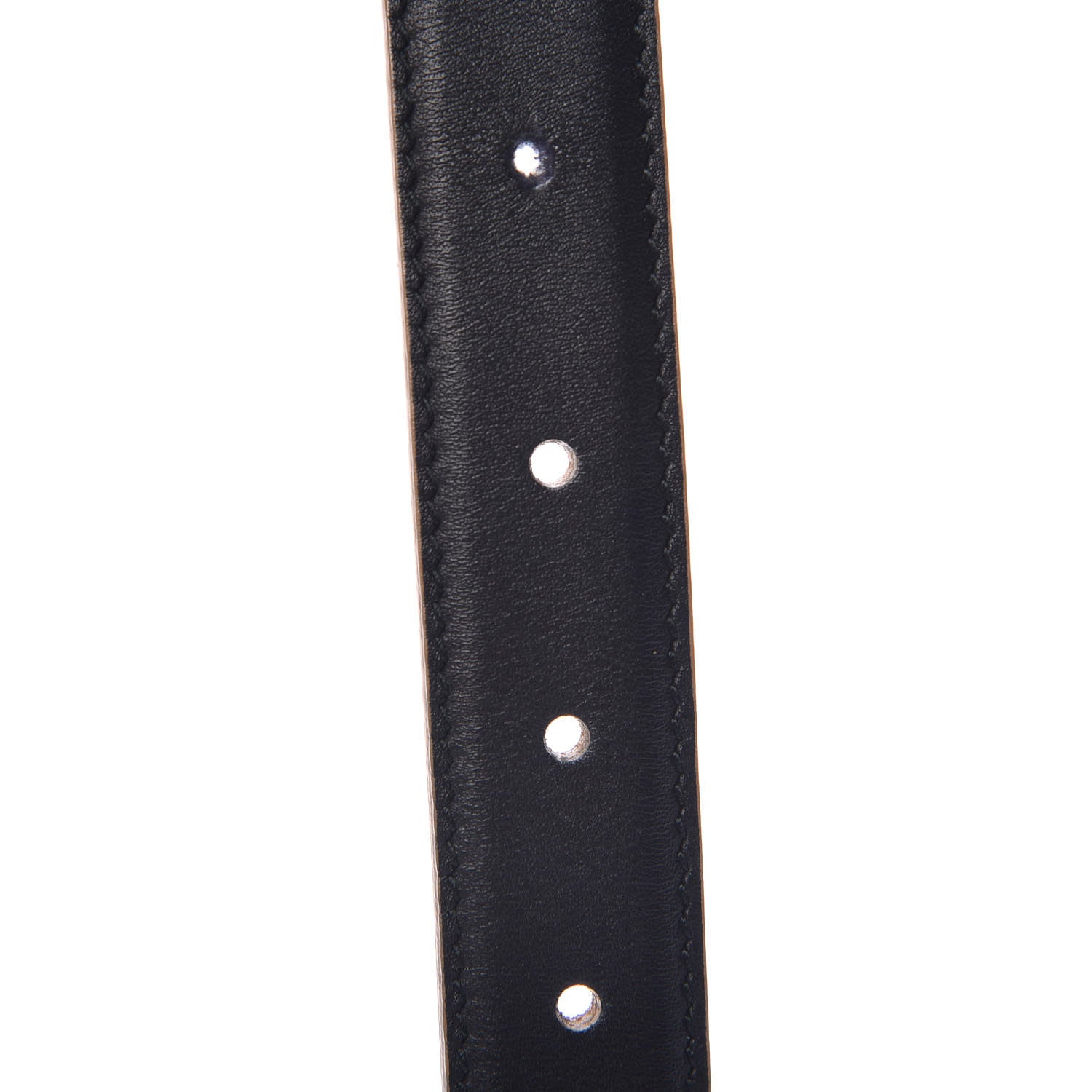 Gucci Moon Calfskin Interlocking G 25mm Belt 75 30 Black 4 of 6