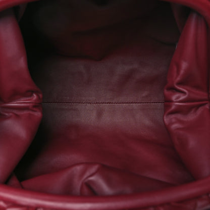 Bottega Veneta Nappa Maxi Intrecciato The Pouch Oversized Clutch Bordeaux 5 of 10