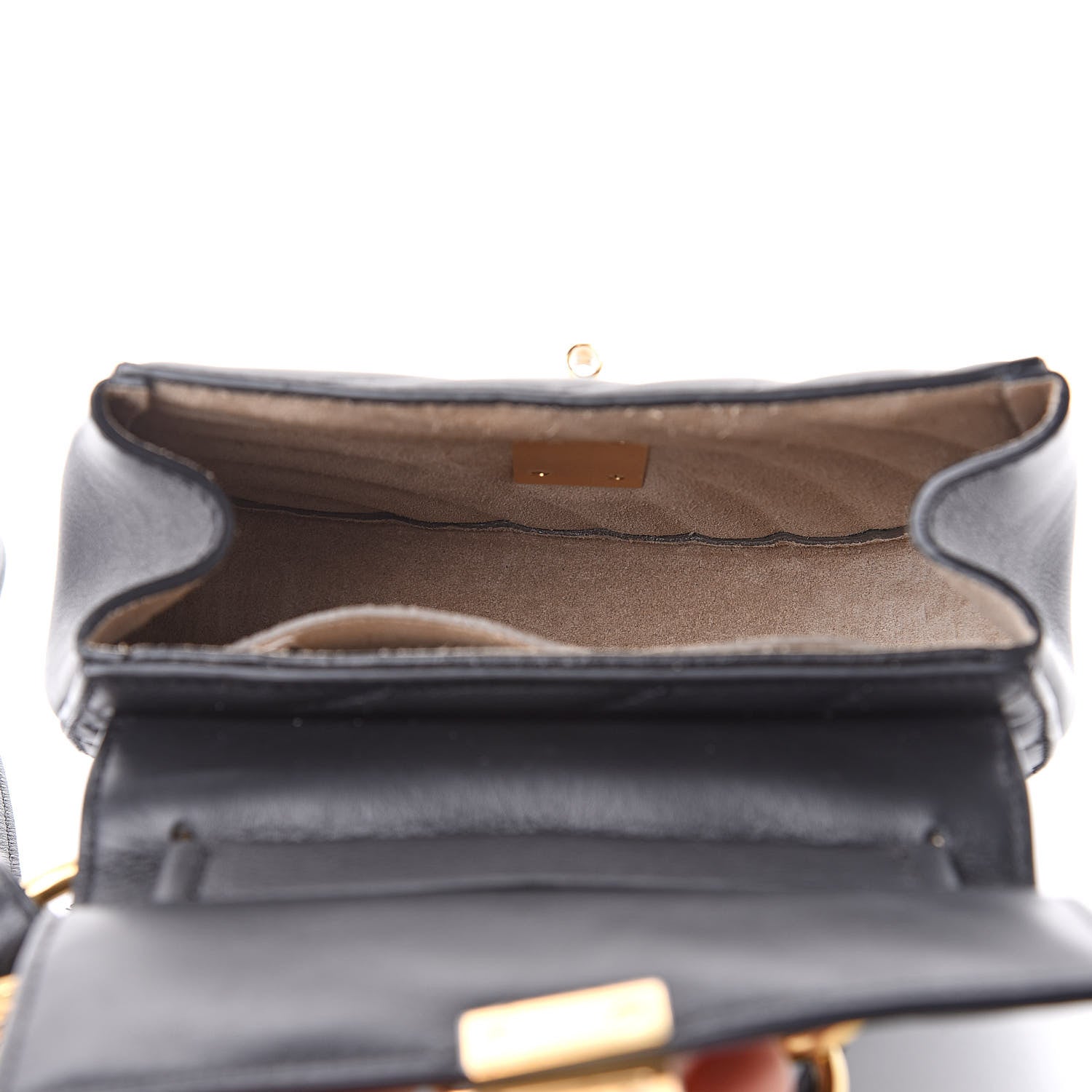 Chloe Calfskin Quilted Mini Drew Bijou Shoulder Bag Black 5 of 8