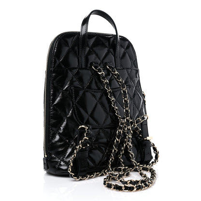 Chanel Shiny Calfskin My Pocket Backpack Black 4 of 10