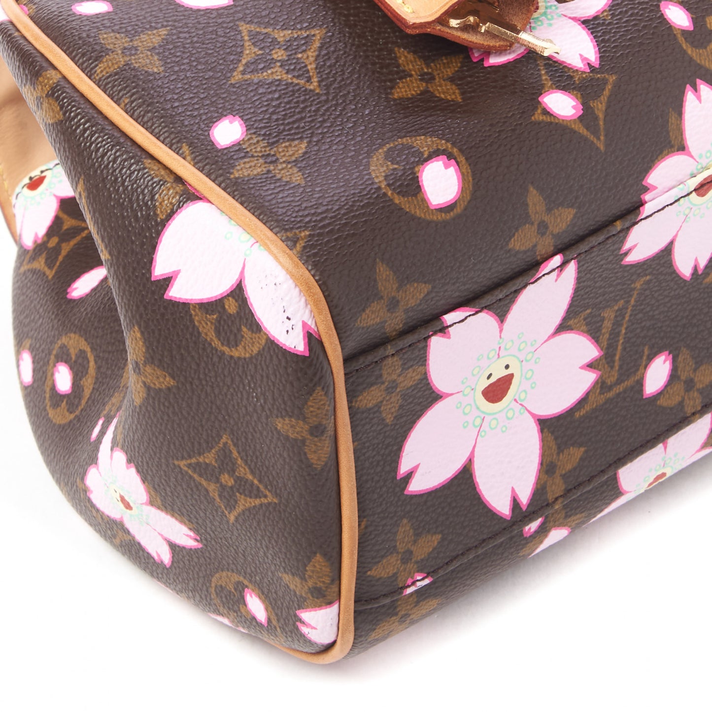 Monogram Cherry Blossom Sac Retro Bag Brown