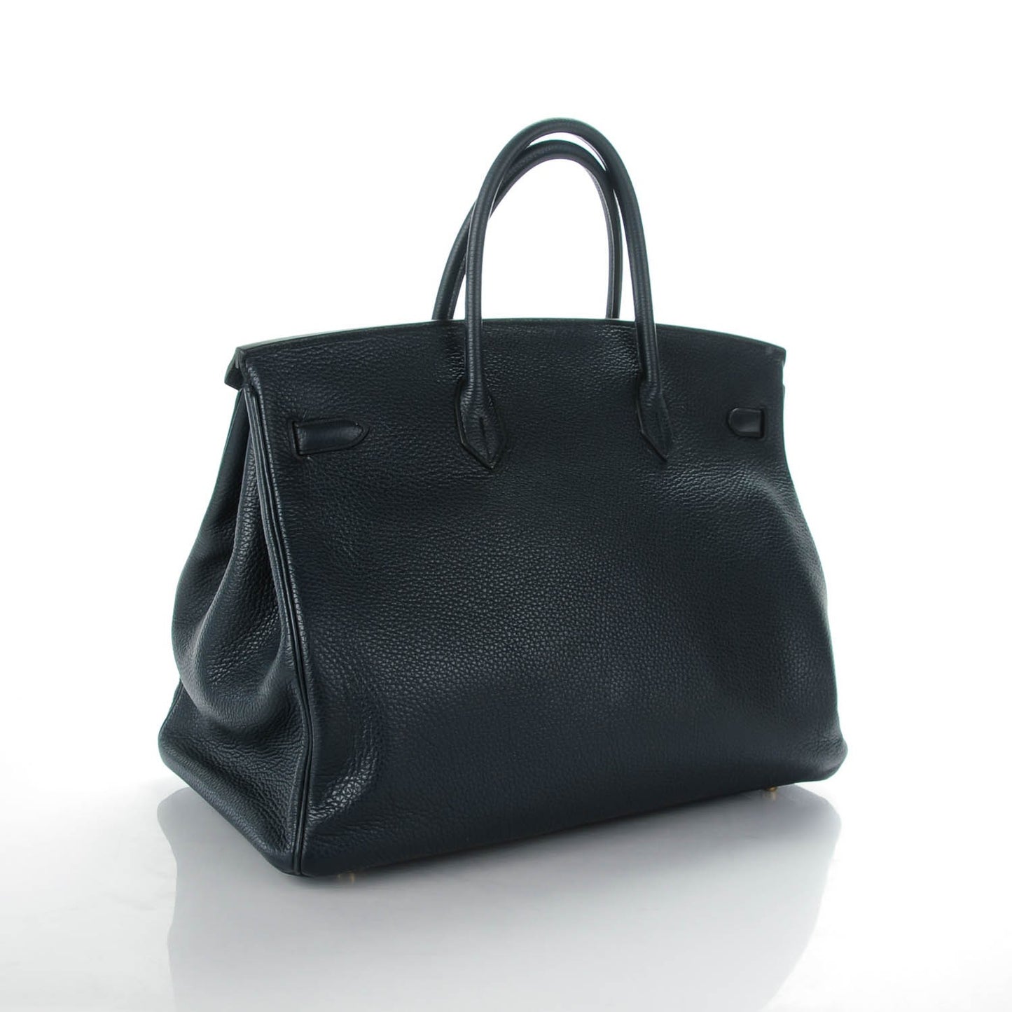 Taurillon Clemence Birkin 40 Bleu Obscur
