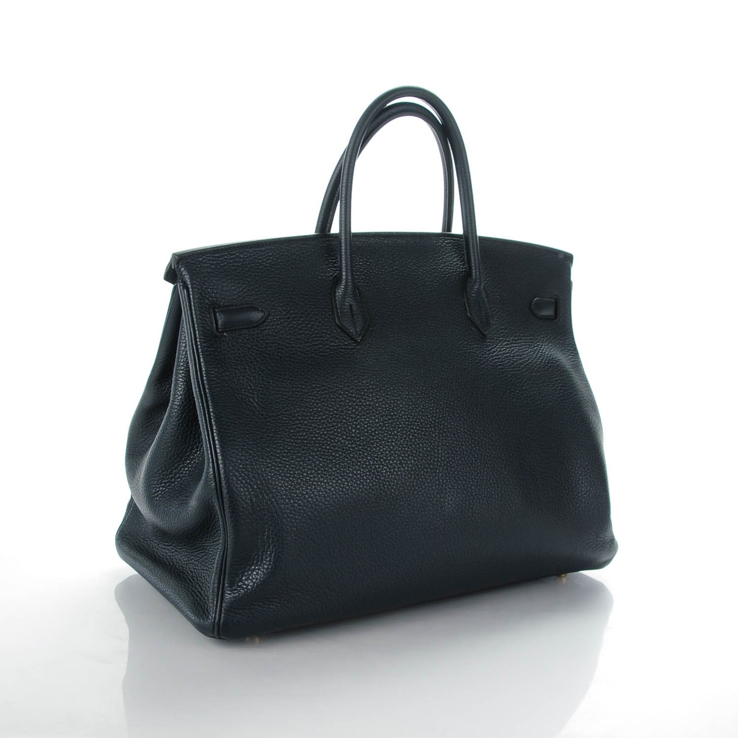 Hermes Taurillon Clemence Birkin 40 Bleu Obscur 4 of 23