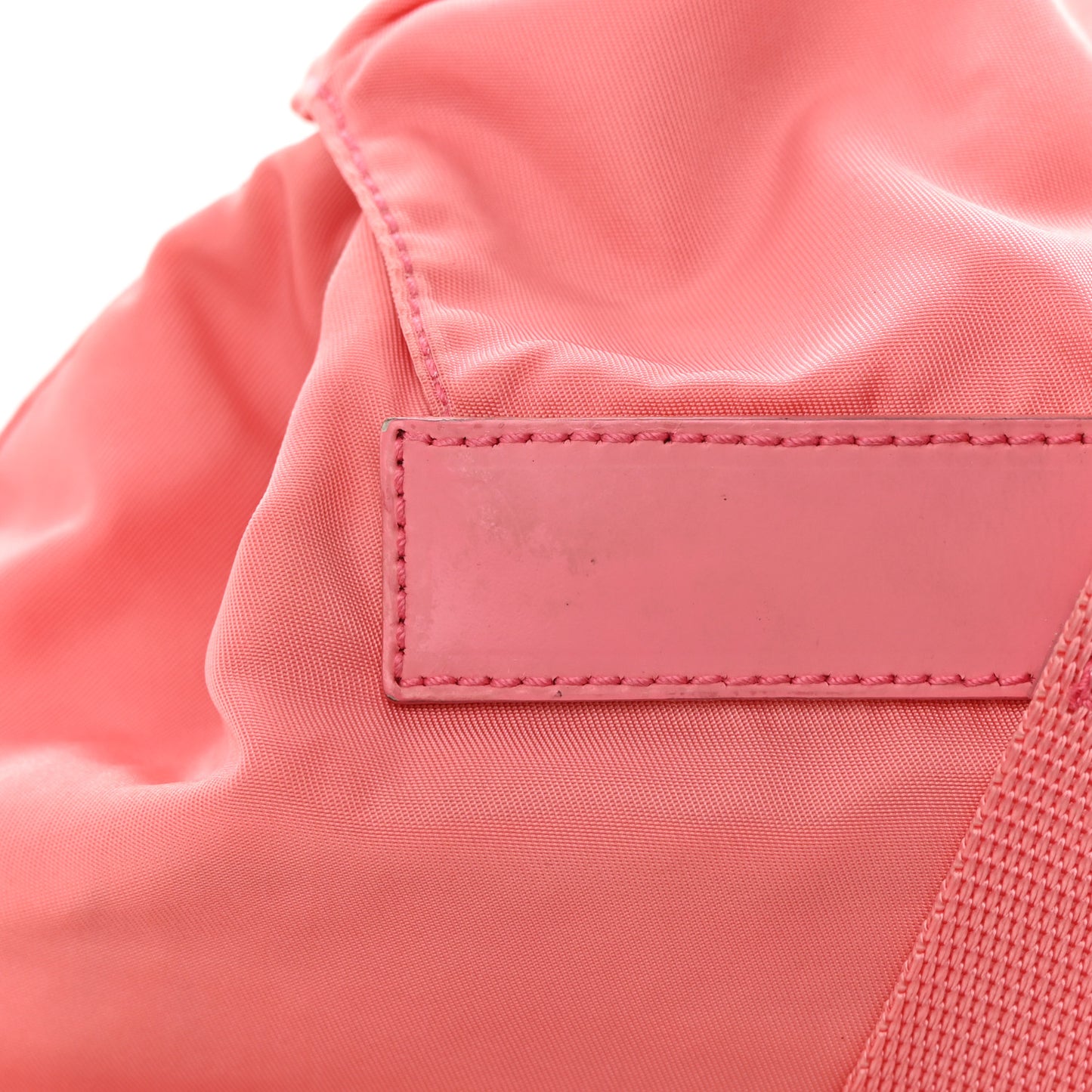 Nylon Vela Medium Backpack Pink