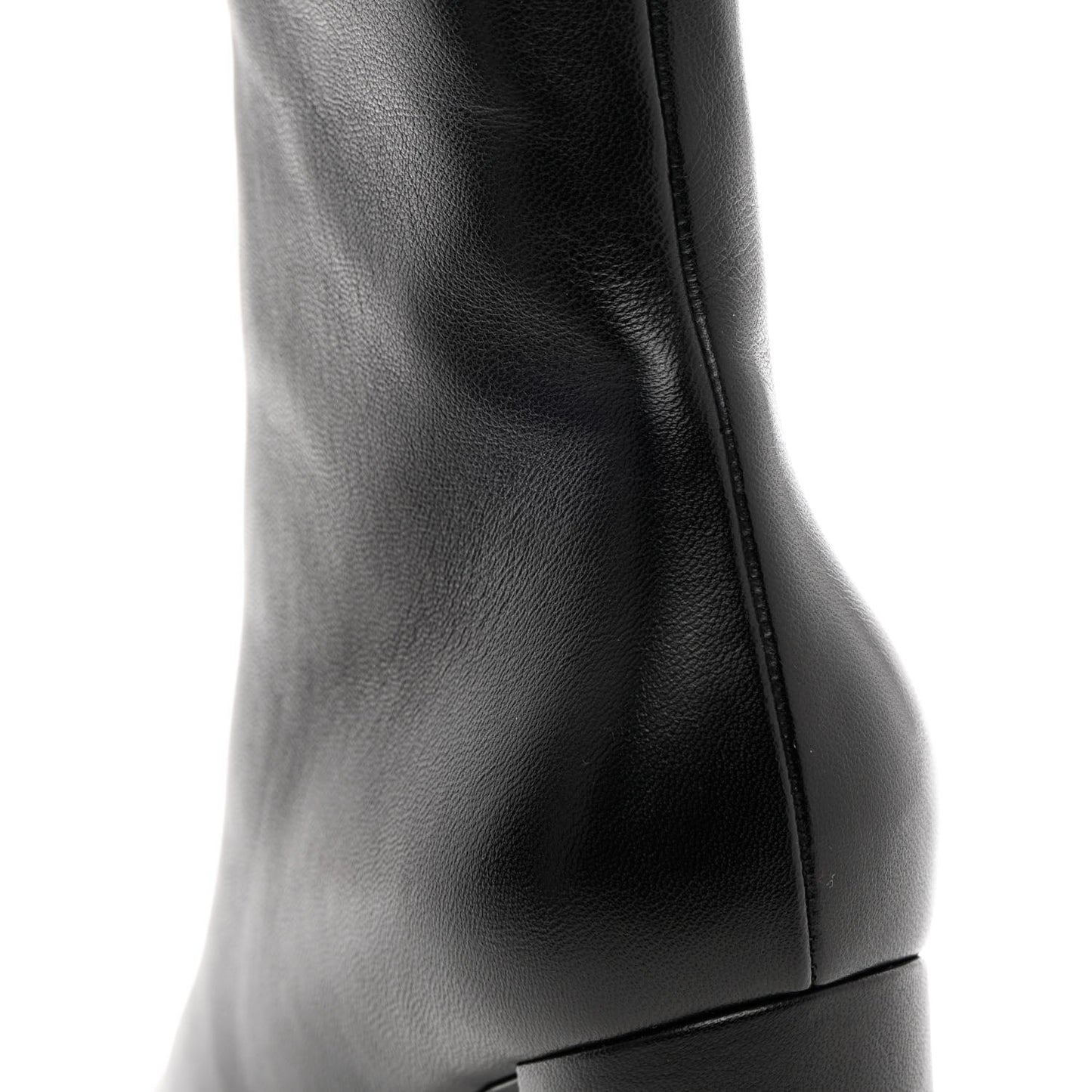 Calfskin Betty 95 Ankle Boots 40 Black