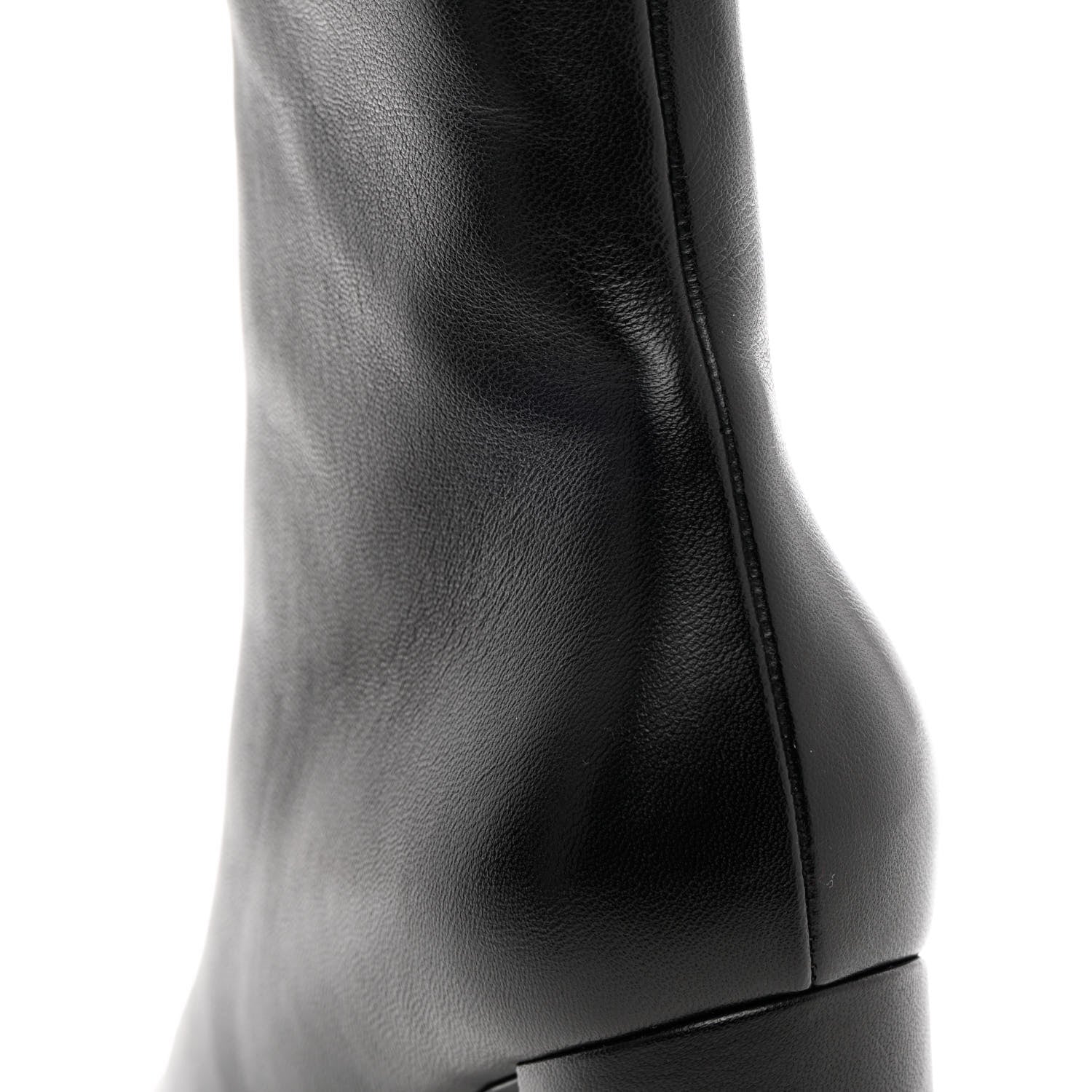 Saint Laurent Calfskin Betty 95 Ankle Boots 40 Black 9 of 16