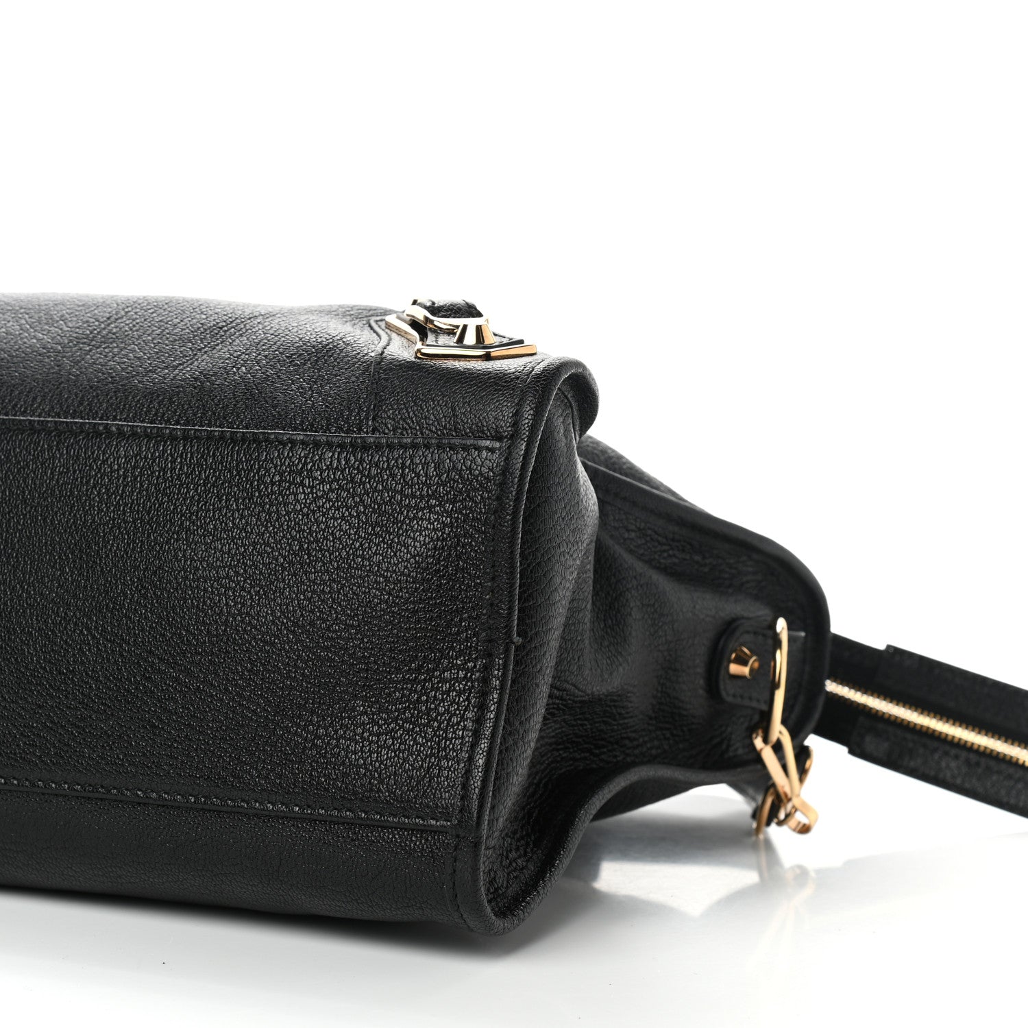 Balenciaga Chevre Gold Metallic Edge Hardware City Black 9 of 10