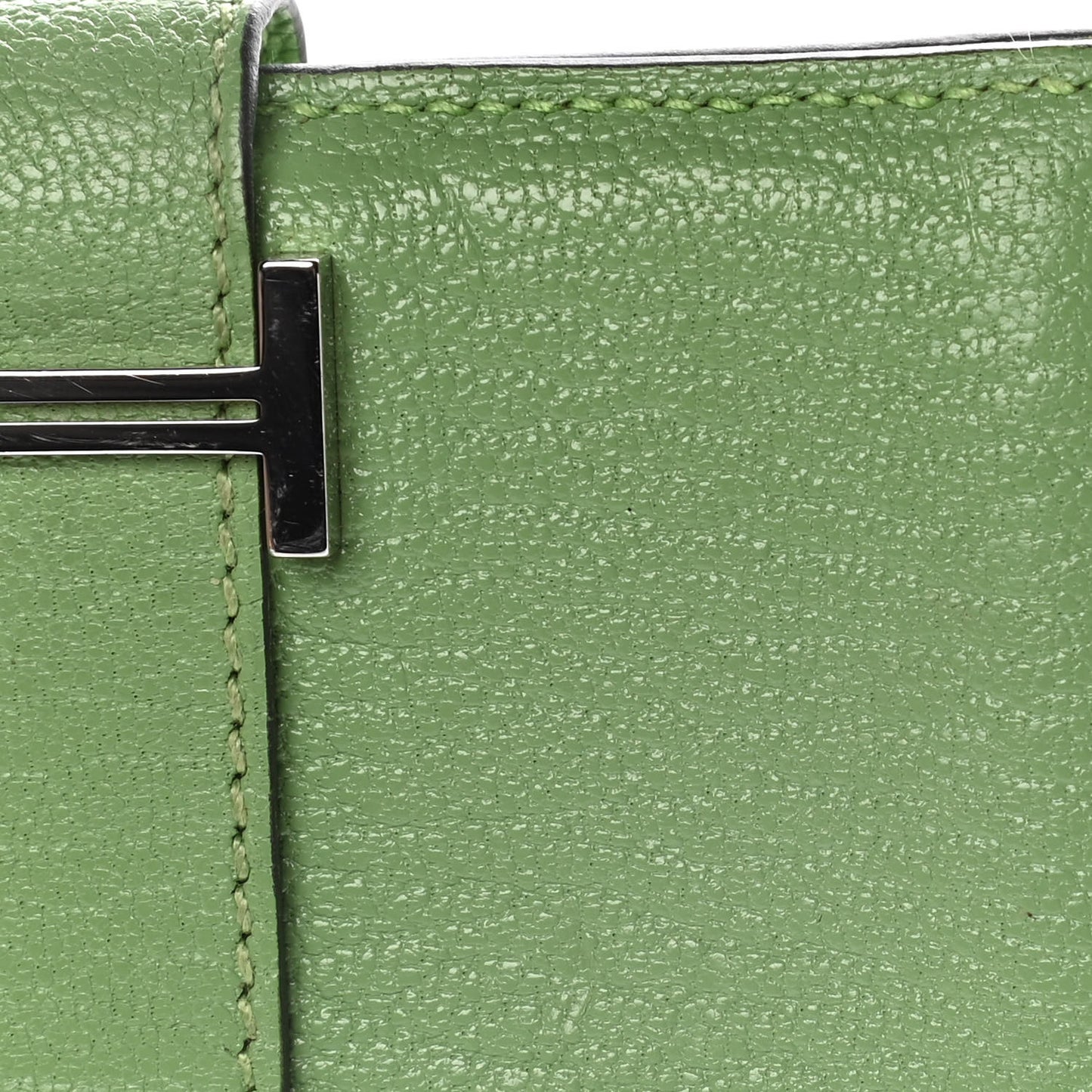 Chevre Mysore Mini Bearn Wallet Vert Criquet