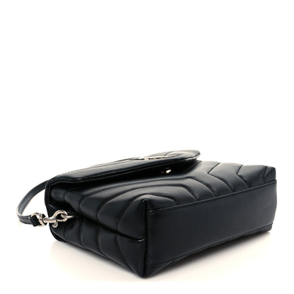 Saint Laurent Calfskin Y Quilted Monogram Toy Loulou Crossbody Bag Black 4 of 12