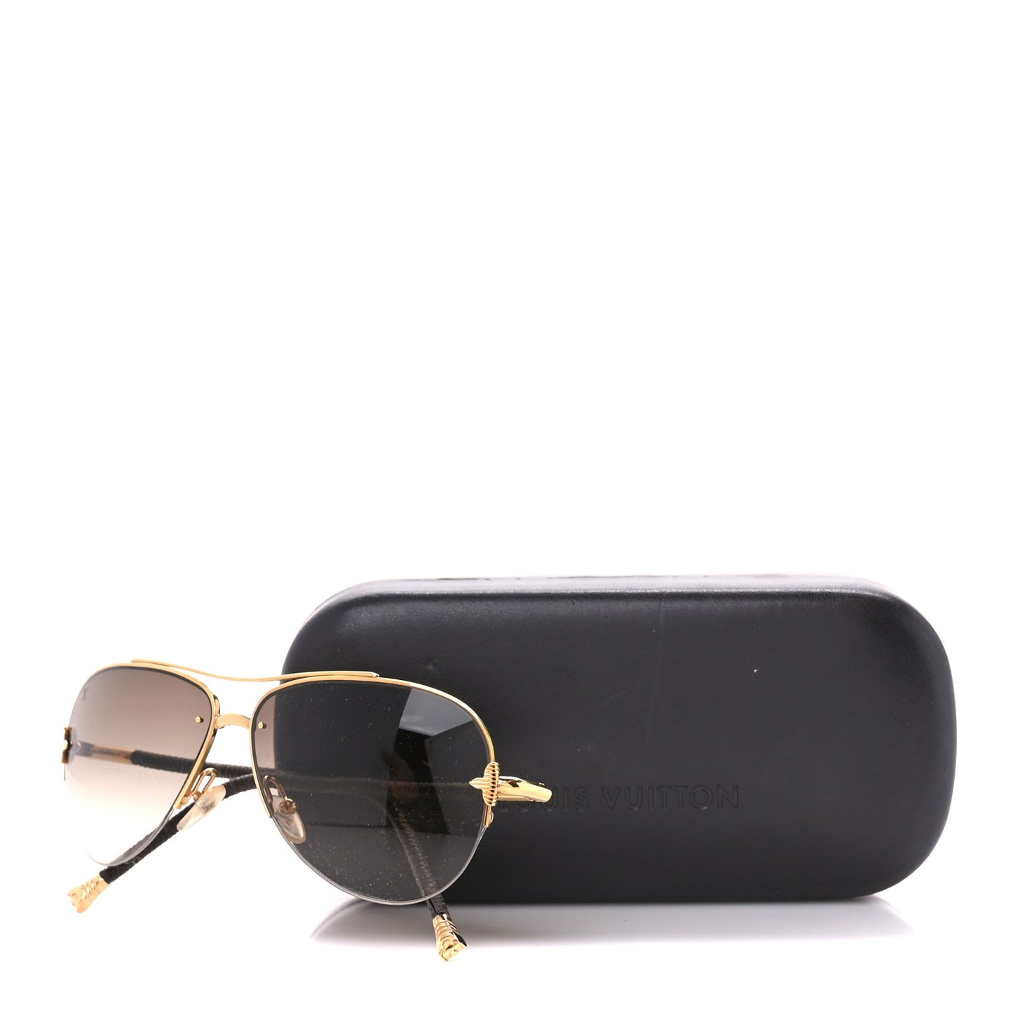Monogram Petite Viola Pilote Aviator Sunglasses Z0571U Brown