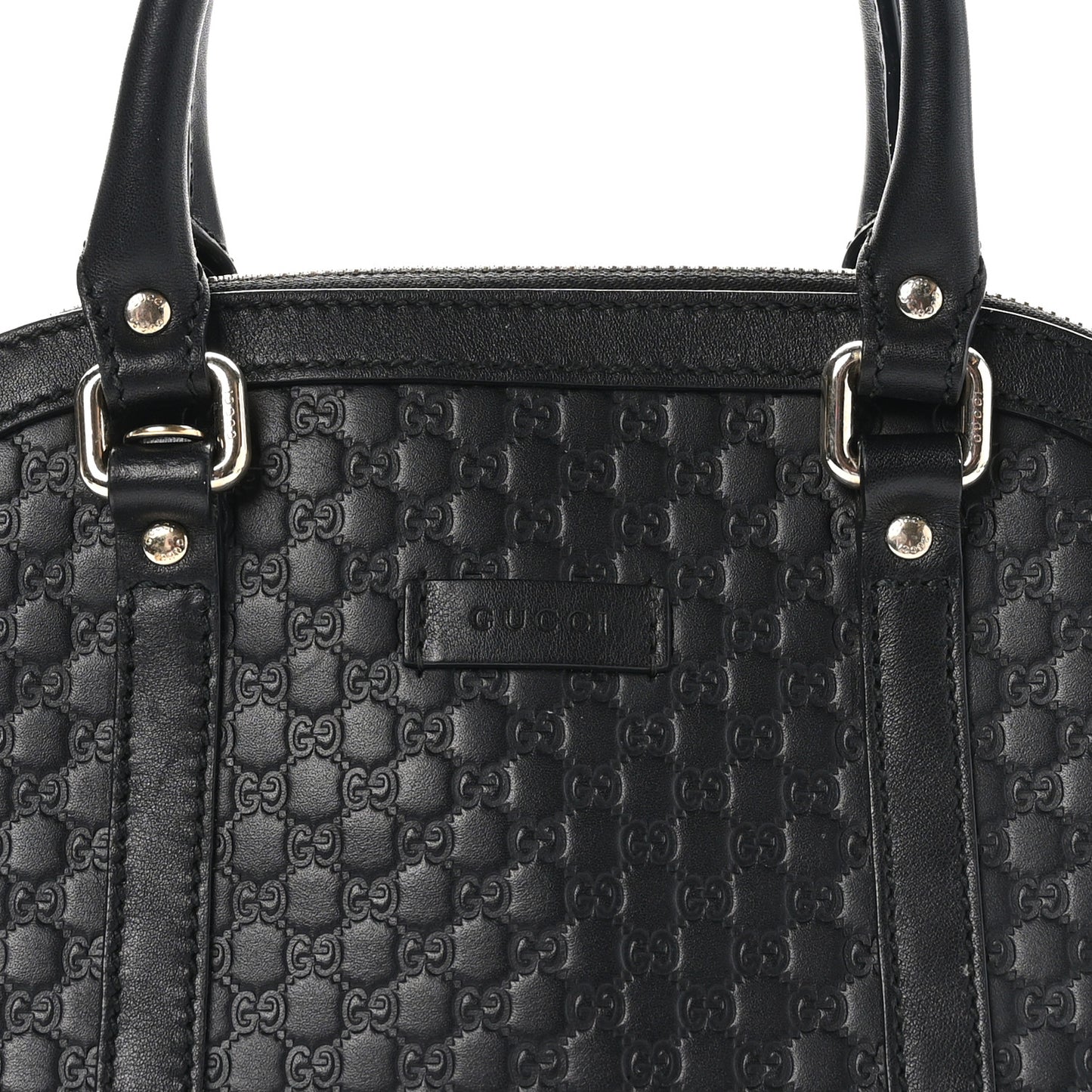 Microguccissima Mini Dome Bag Black