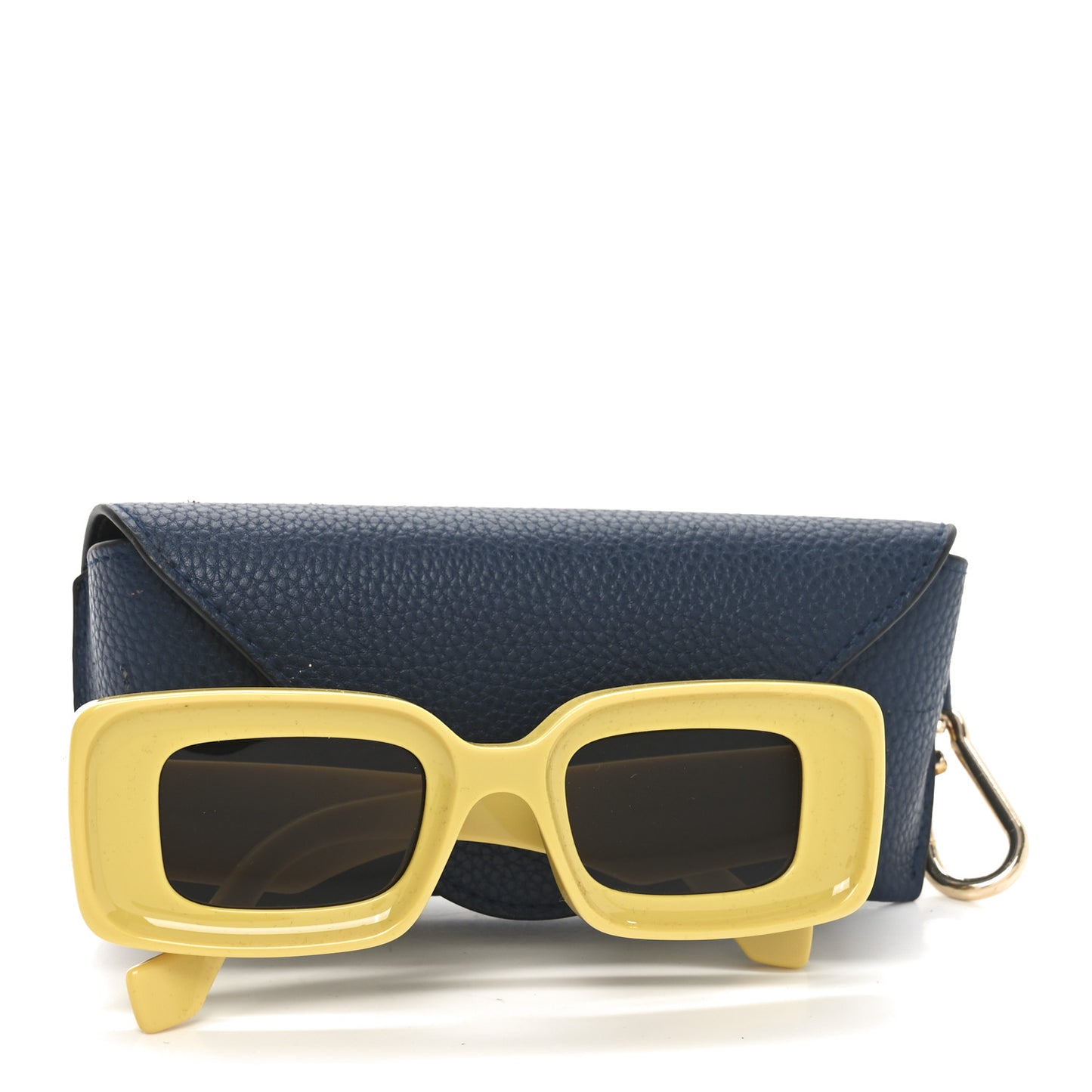 Acetate Anagram Rectangle Sunglasses LW40404I Yellow