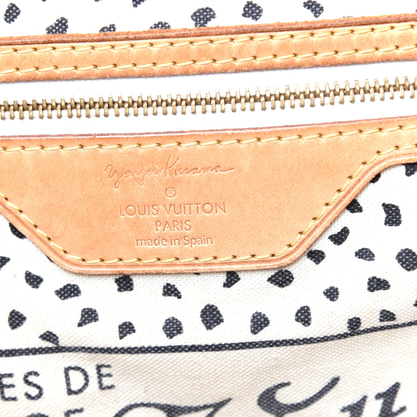 Monogram Kusama Waves Neverfull MM White