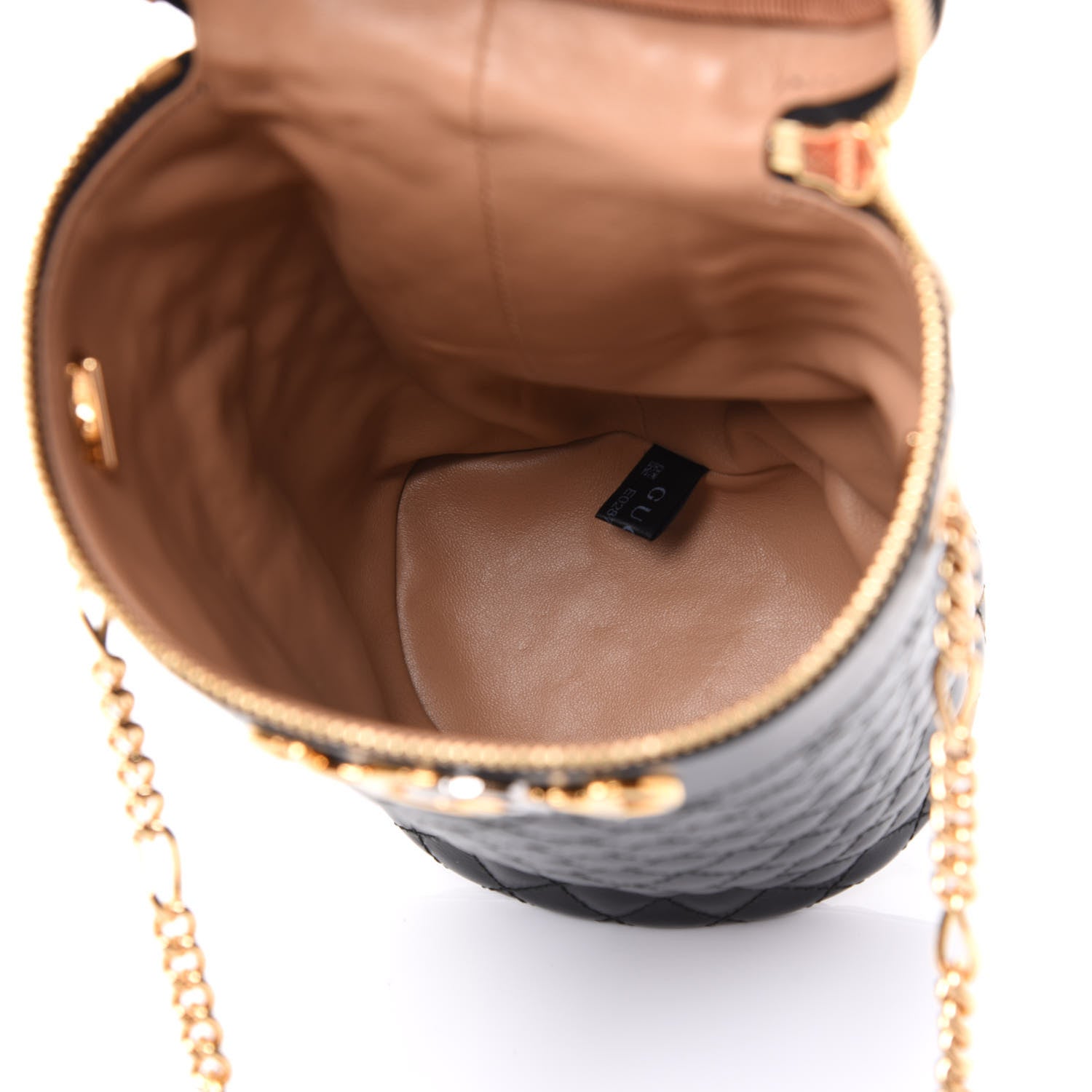 Gucci Calfskin Trapuntata Zumi Belt Bag Black 4 of 10