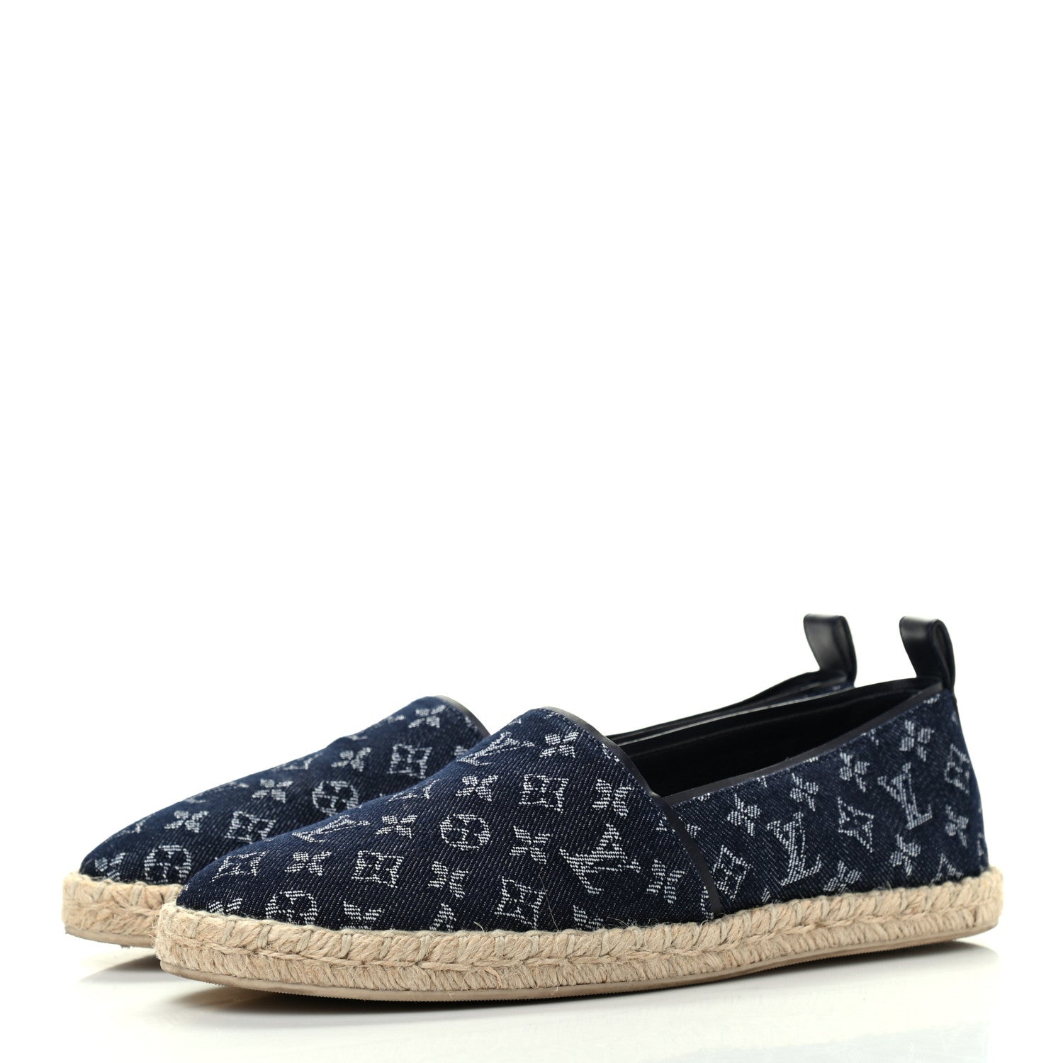 Louis Vuitton Monogram Denim Waterfall Espadrille 40 Marine 3 of 13