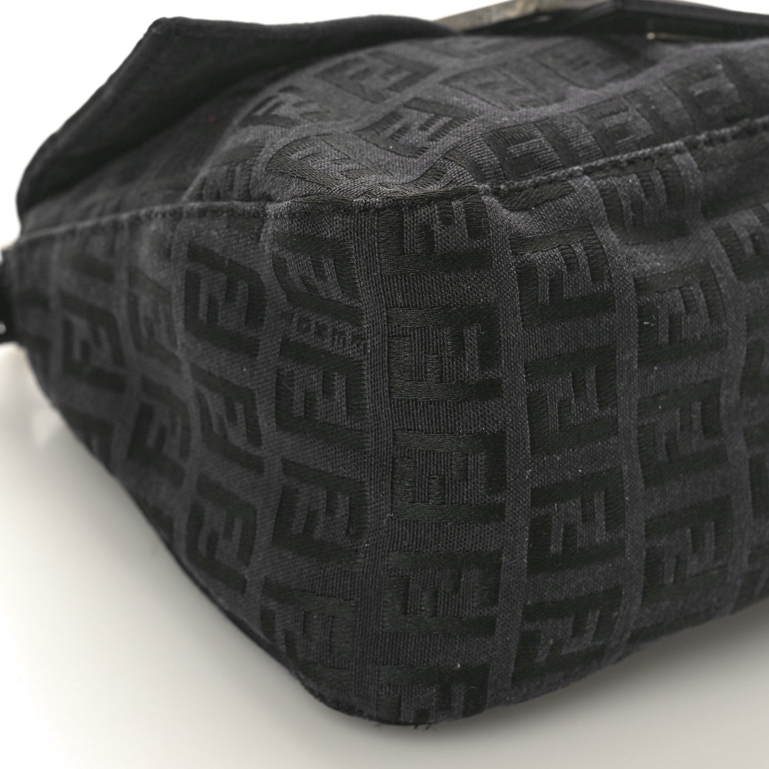 Fendi Zucchino Mini Mama Baguette Black 8 of 11