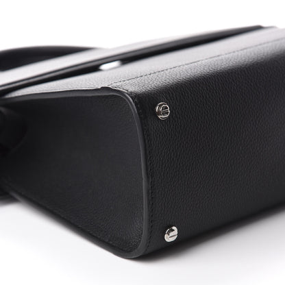 Givenchy Grained Calfskin Small Horizon Satchel Black 6 of 8