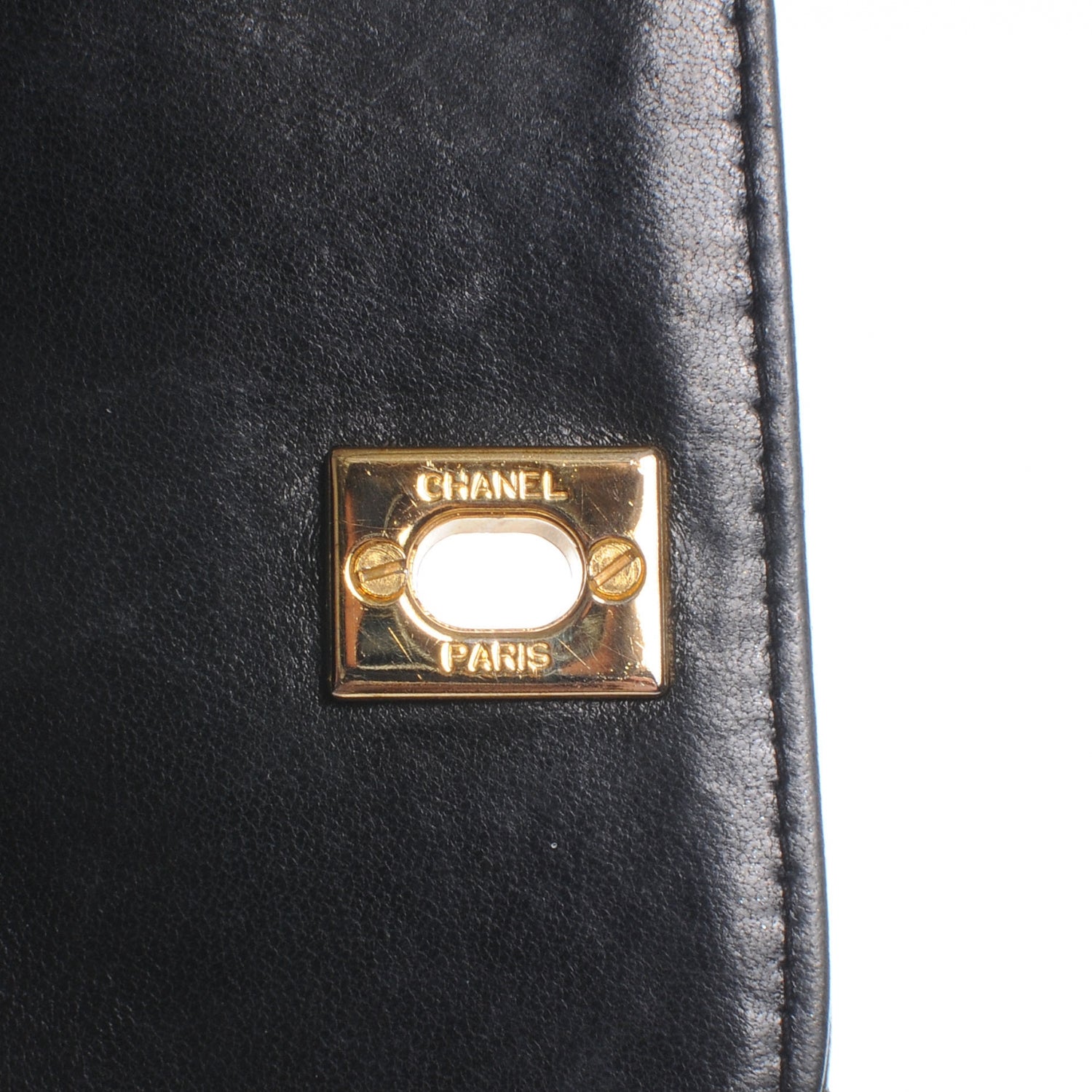 Chanel Lambskin Quilted Square Flap Black 5 of 7