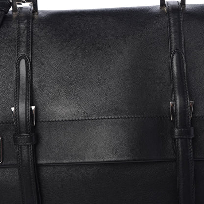 Prada Lux Calfskin Large Convertible Top Handle Tote Black 11 of 17