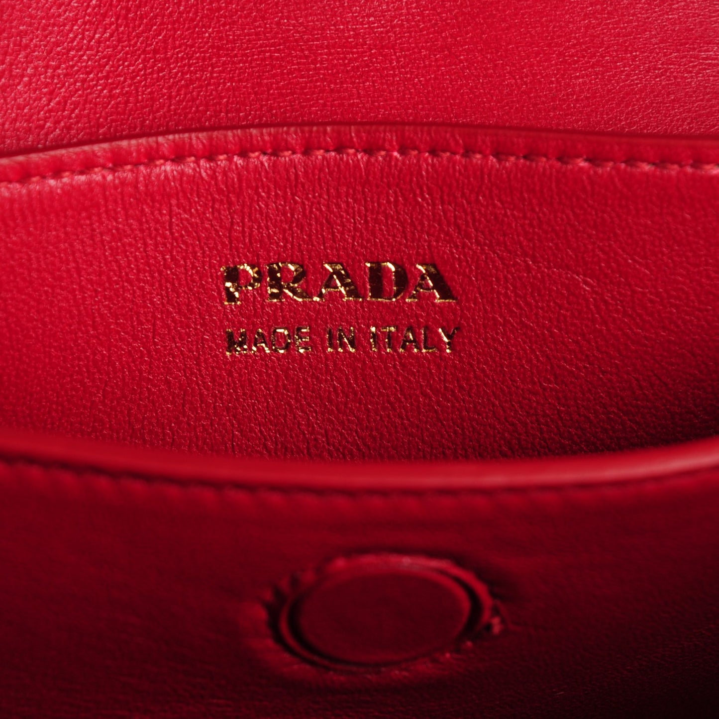 Saffiano Cuir Small Double Bag Nero Black Ciliegia