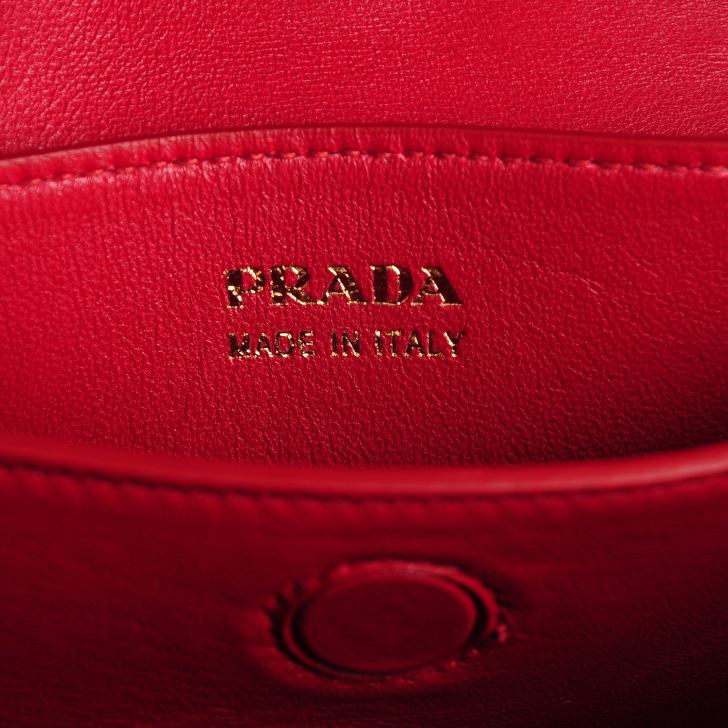 Prada Saffiano Cuir Small Double Bag Nero Black Ciliegia 6 of 6