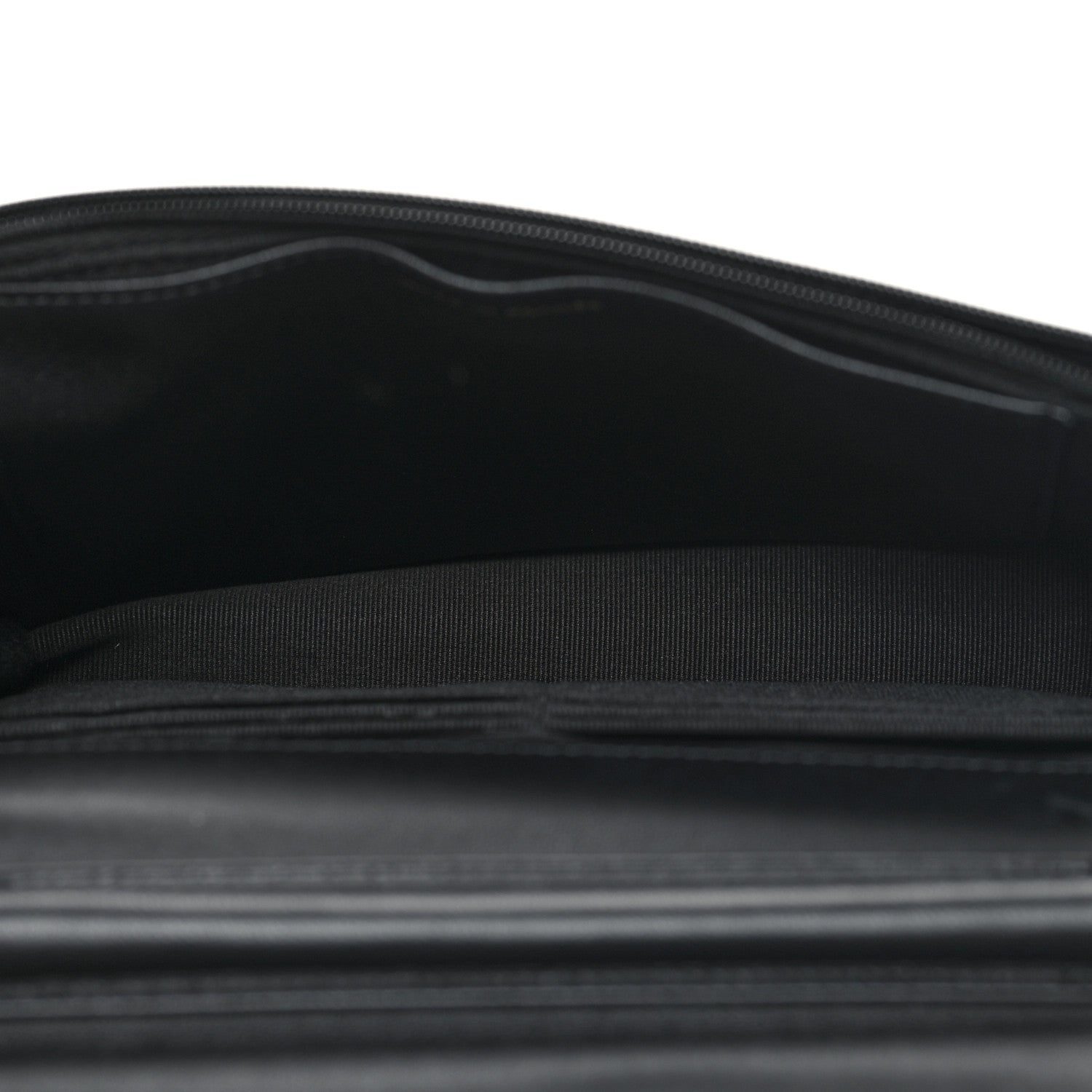 Chanel Lambskin Quilted Enamel Wallet On Chain WOC Black 5 of 11