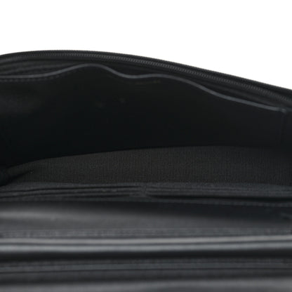 Chanel Lambskin Quilted Enamel Wallet On Chain WOC Black 5 of 11