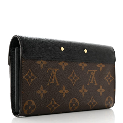 Louis Vuitton Monogram Pallas Wallet Black 3 of 6