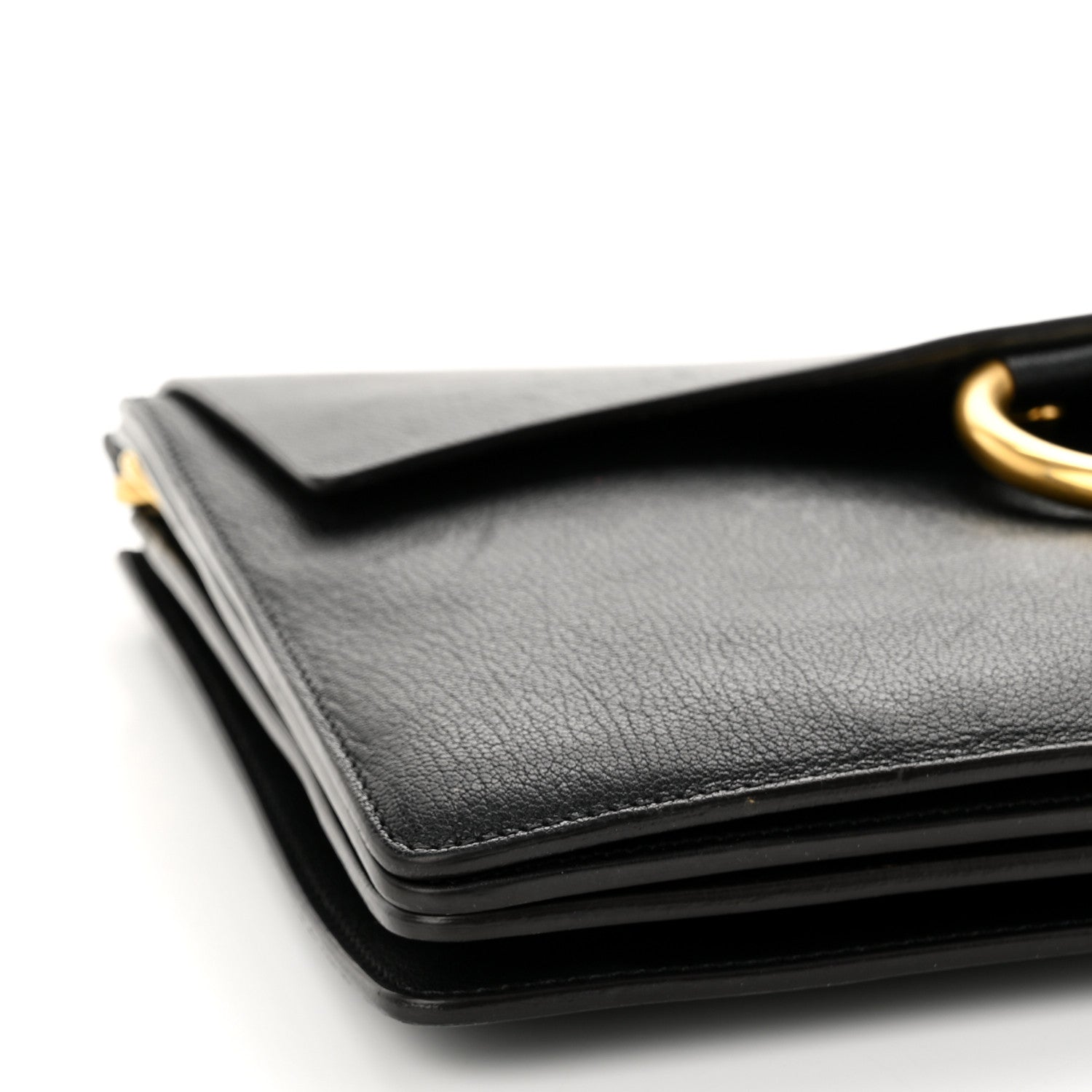 Chloe Calfskin Medium Faye Shoulder Bag Black 9 of 10