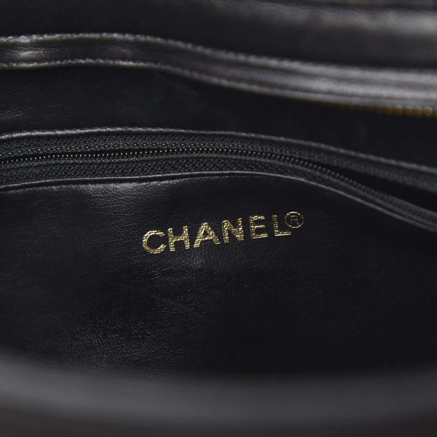 Lambskin CC Shoulder Bag Black
