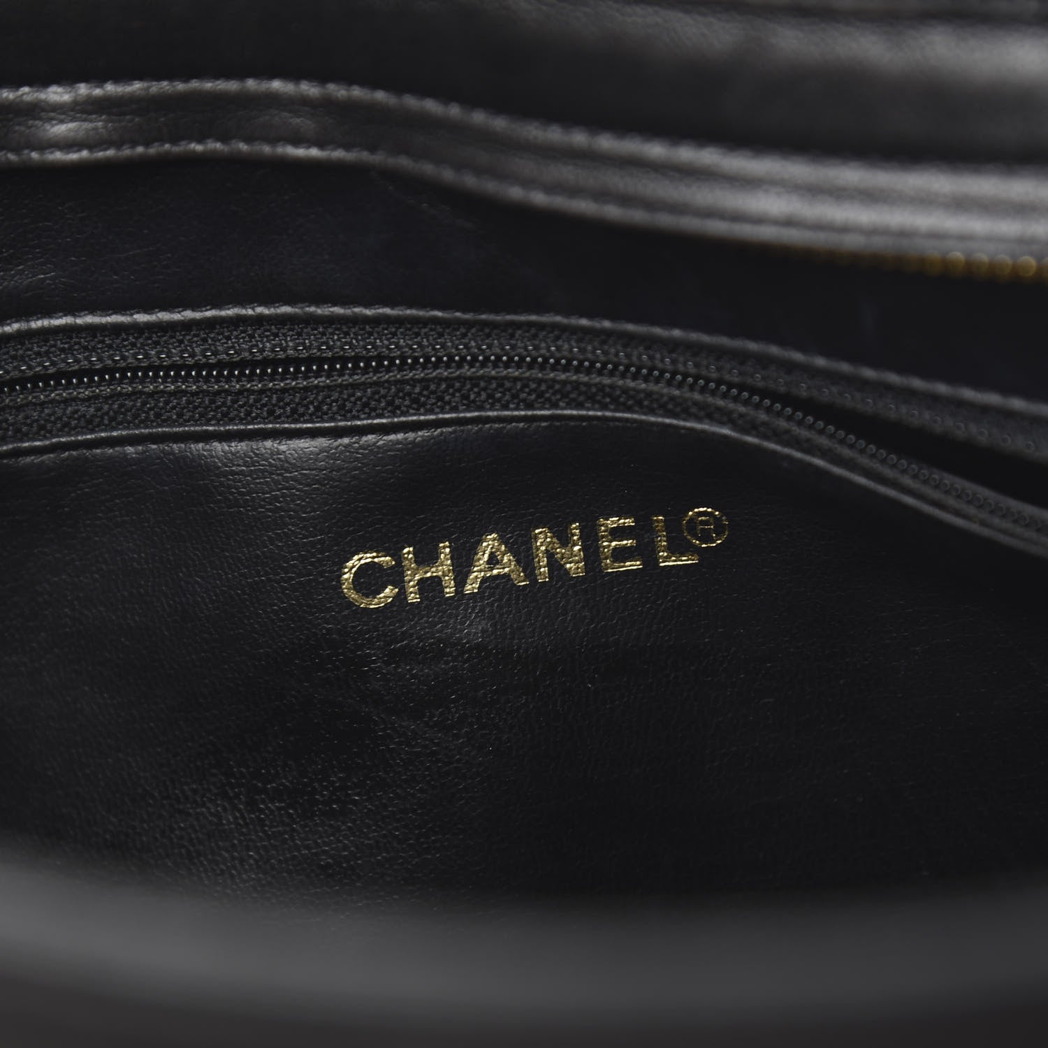 Chanel Lambskin CC Shoulder Bag Black 5 of 14