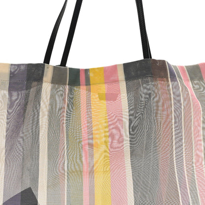 The Row Mesh Saddle Calfskin Barn Tote Bag Multicolor 8 of 10