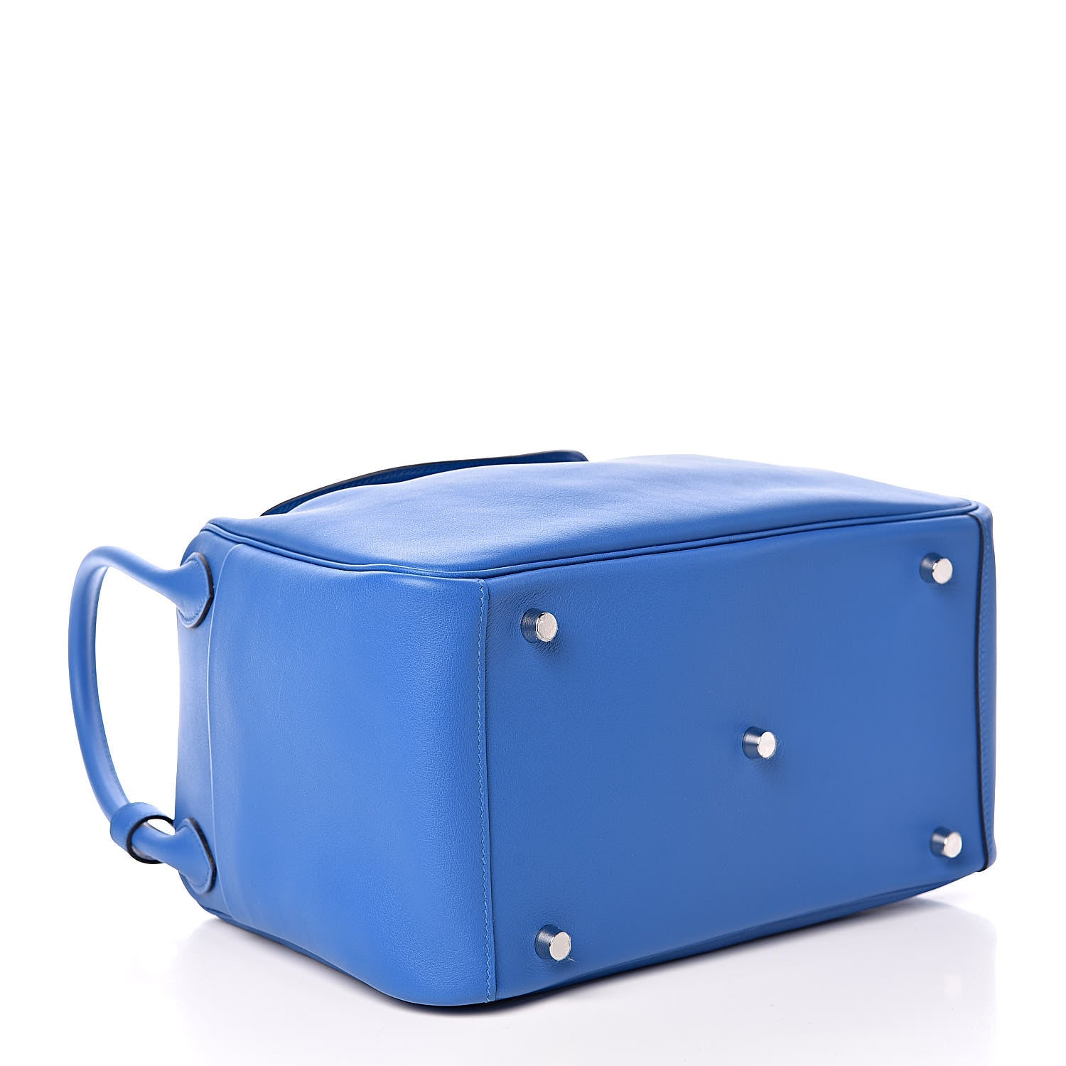 Hermes Swift Epsom Lindy 30 Tressage De Cuir Bleu Zellige Bleu Encre Rouge 4 of 10