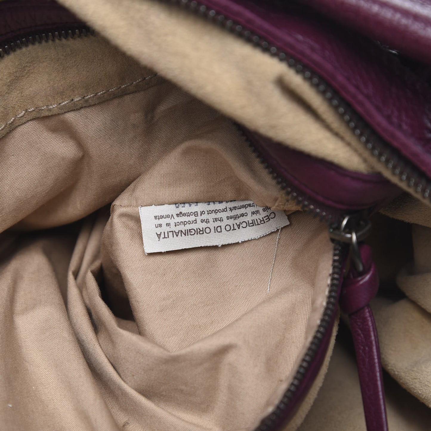 Cervo Patchwork Hobo Aubergine