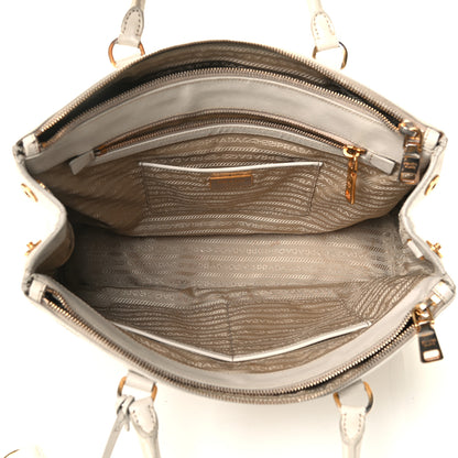 Prada Saffiano Medium Galleria Double Zip Tote Talco 4 of 6
