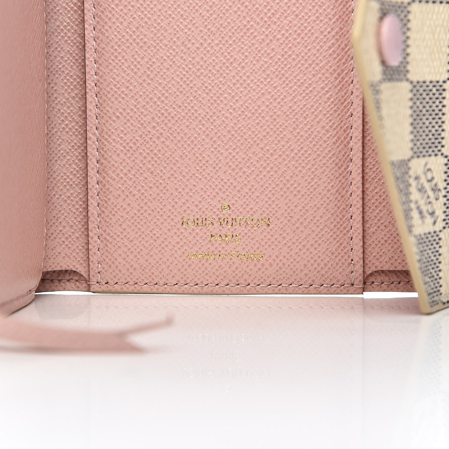 Damier Azur Victorine Wallet Rose Ballerine