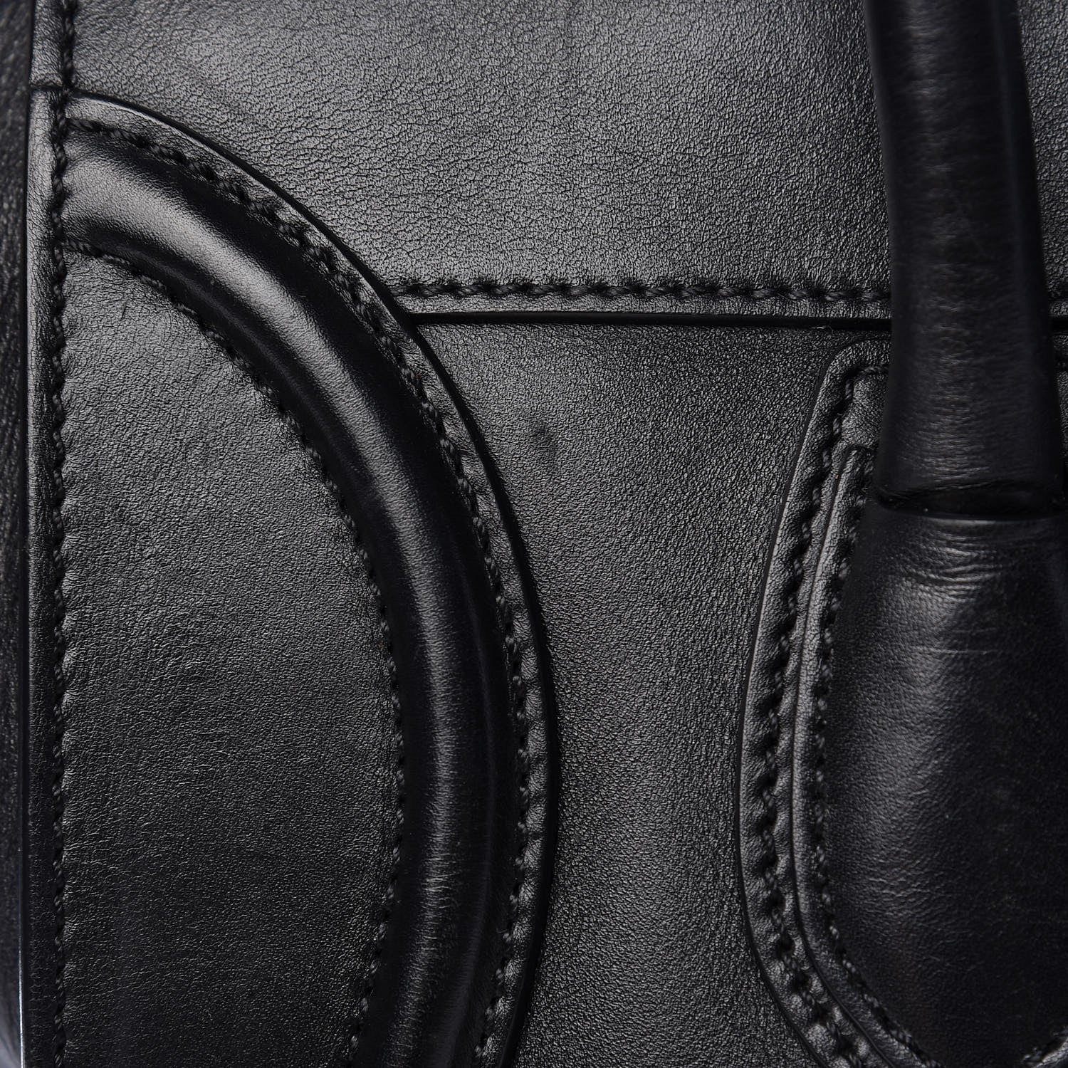 Celine Smooth Calfskin Mini Luggage Black 20 of 33