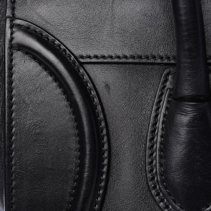 Celine Smooth Calfskin Mini Luggage Black 20 of 33