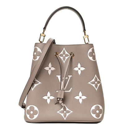 Louis Vuitton Empreinte Monogram Giant Neonoe MM Tourterelle Creme 1 of 11