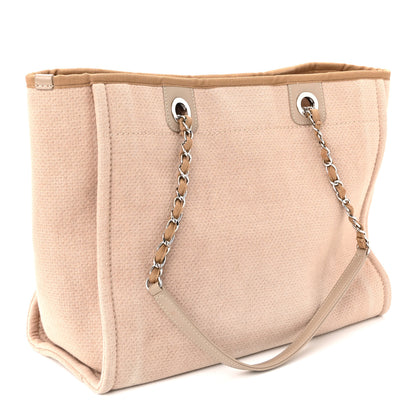 Chanel Mixed Fibers Small Deauville Tote Beige 5 of 17