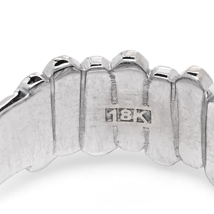 Suzanne Kalan 18K White Gold Diamond Fireworks Ring 56 7.5 10 of 10