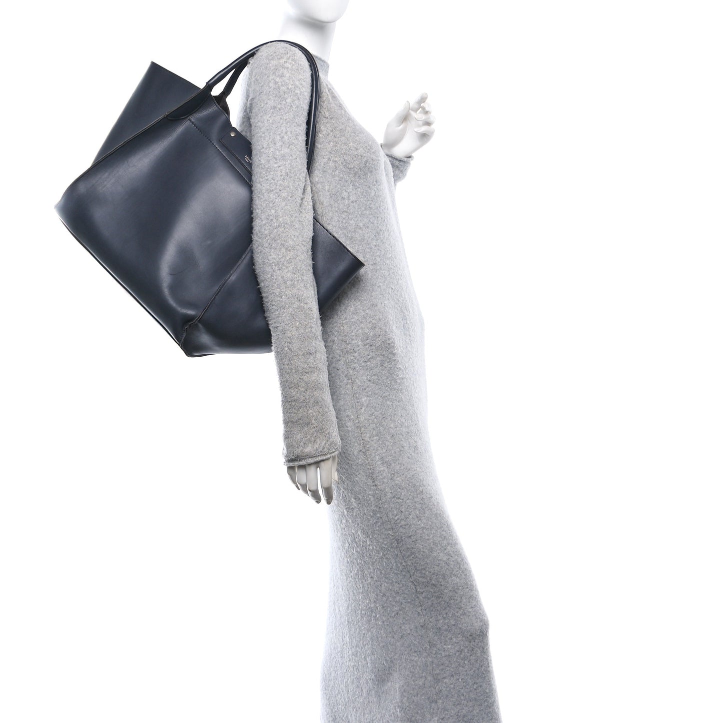 Smooth Calfskin Medium Big Bag Liquorice