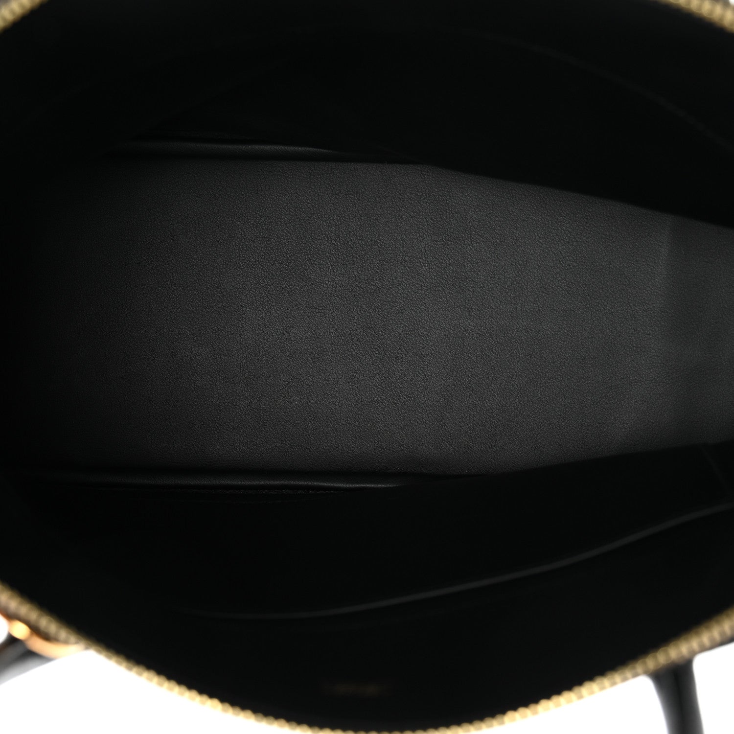 Hermes Taurillon Clemence Bolide 31 Black 5 of 10