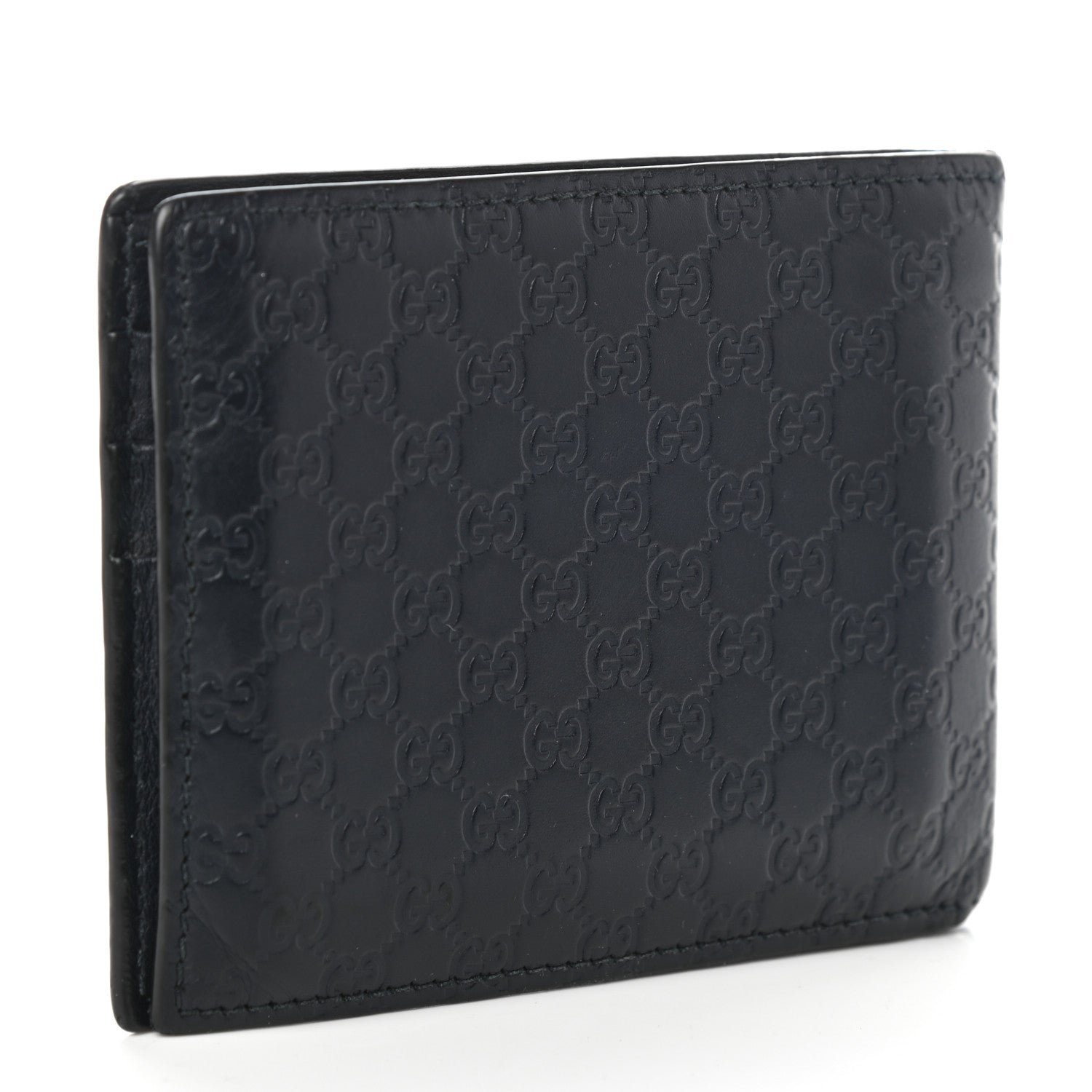 Gucci Microguccissima Bi-Fold Wallet Black 3 of 6