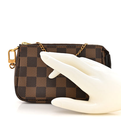 Louis Vuitton Damier Ebene Mini Pochette Accessories 2 of 10